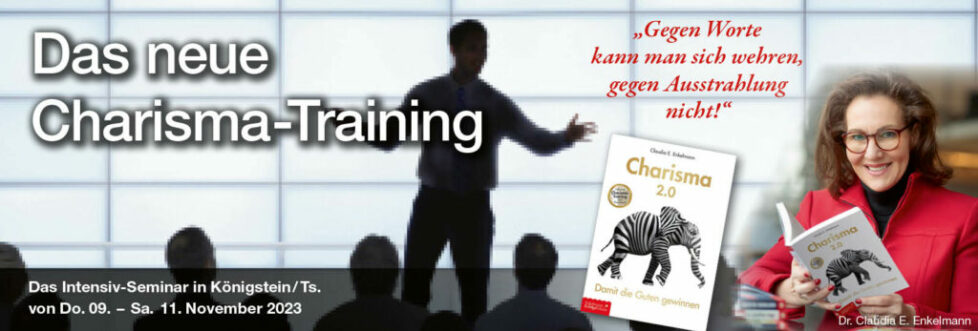 Charisma-Training mit Dr. Claudia Enkelmann Bild Charisma-Training