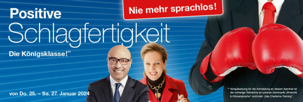 Seminar Positive Schlagfertigkeit, Institut Dr. Enkelmann Bild Seminar Positive Schlagfertigkeit