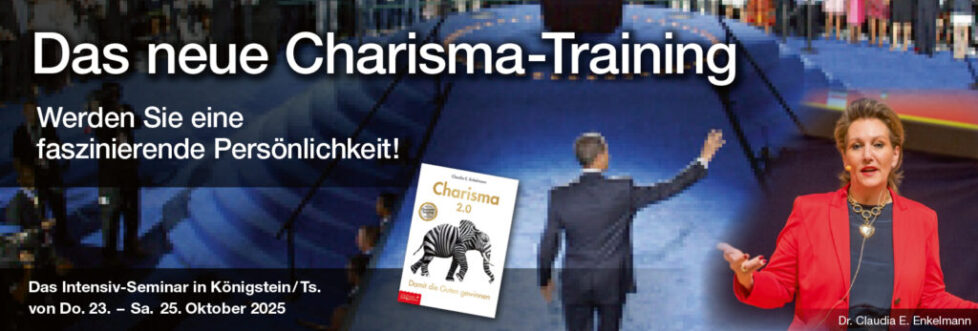 Das Charisma-Training mit Dr. Claudia Enkelmann Abbildung Seminar Charisma-Training